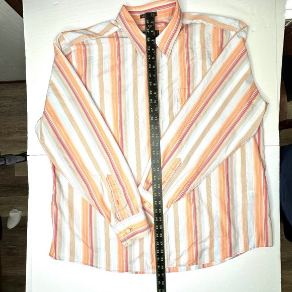 Eddie Bauer - men’s long‎ sleeve button front shirt.XL - Picture 5 of 7